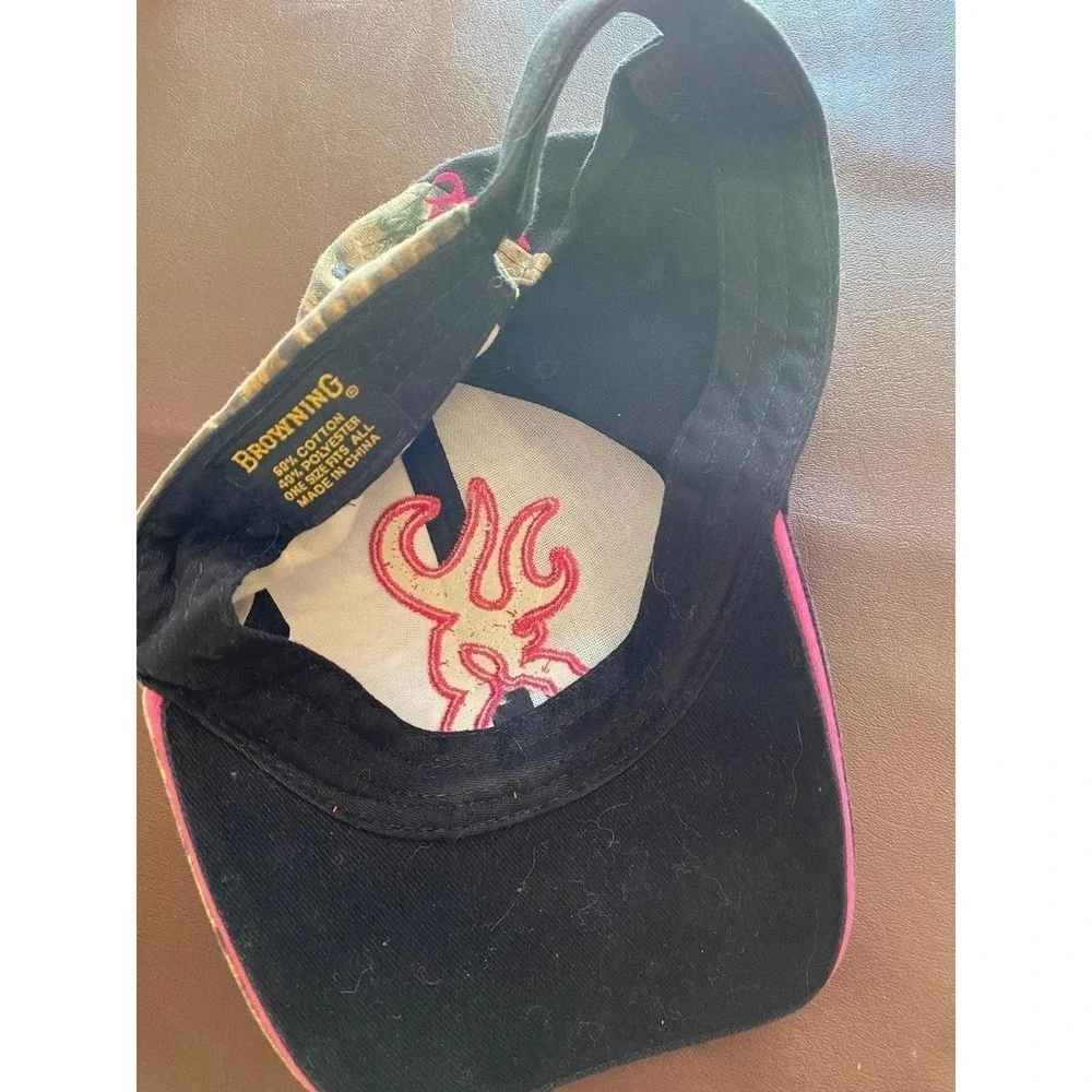 Browning Hat Buckmark Baseball Cap Strapback Hunt Outerwear sku24